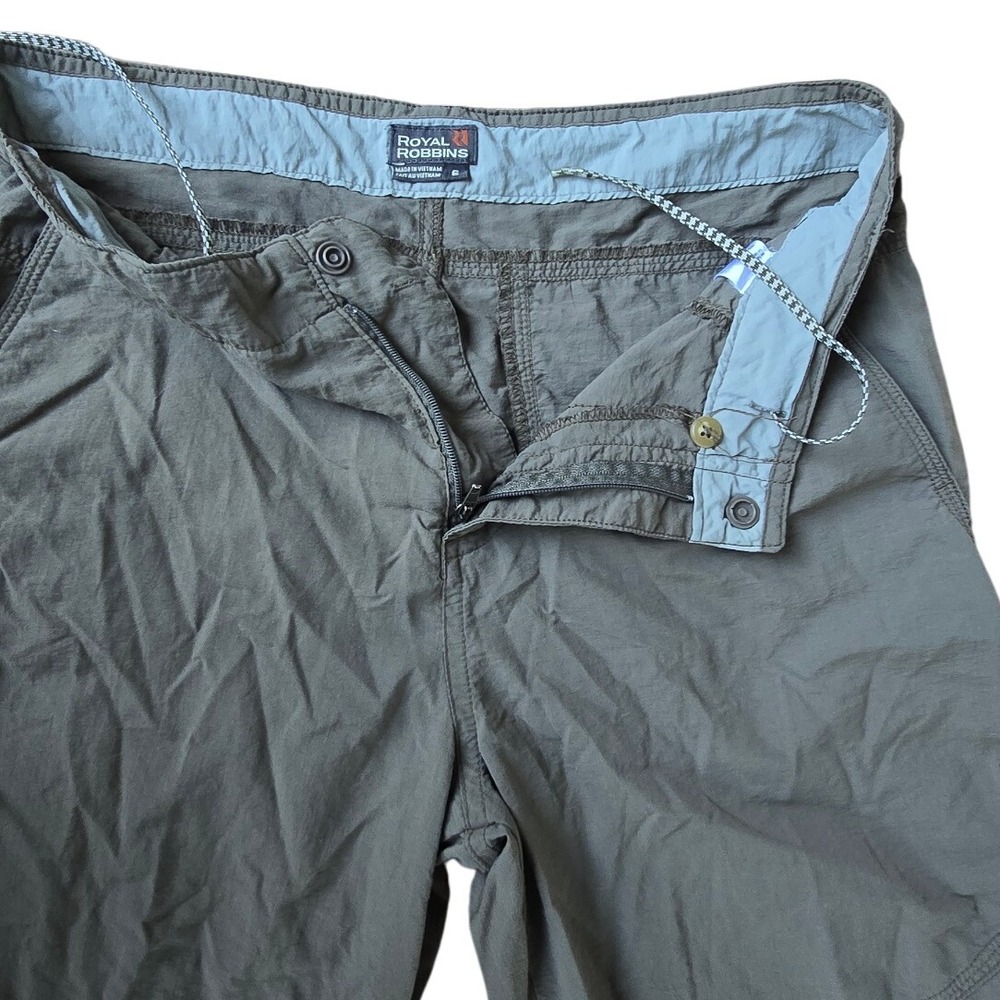 ROYAL ROBBINS women's nylon utility pants lightweight royet-s25 olive green 6 30 - Picture 4 of 9